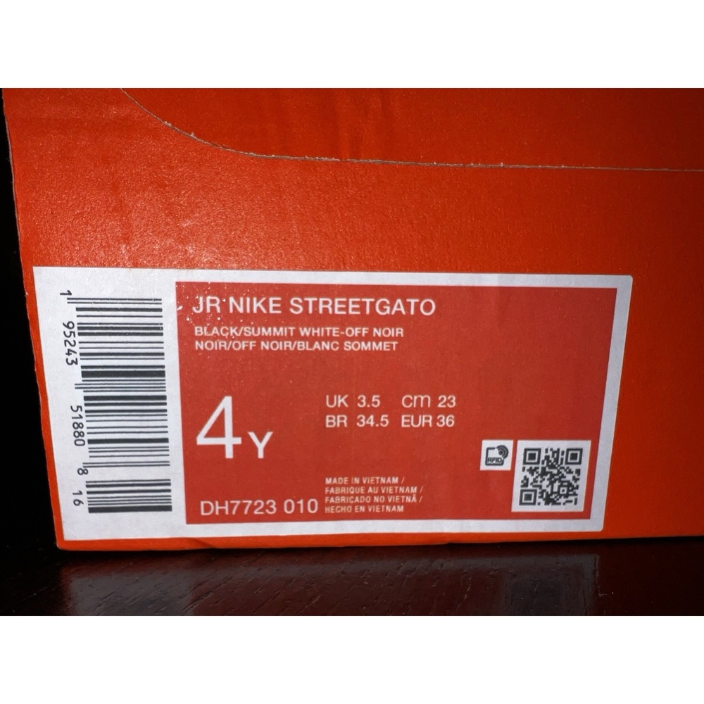 Nike StreetGato Tennis Shoes Black Sneakers Y4 NEW IN BOX - Picture 10 of 10